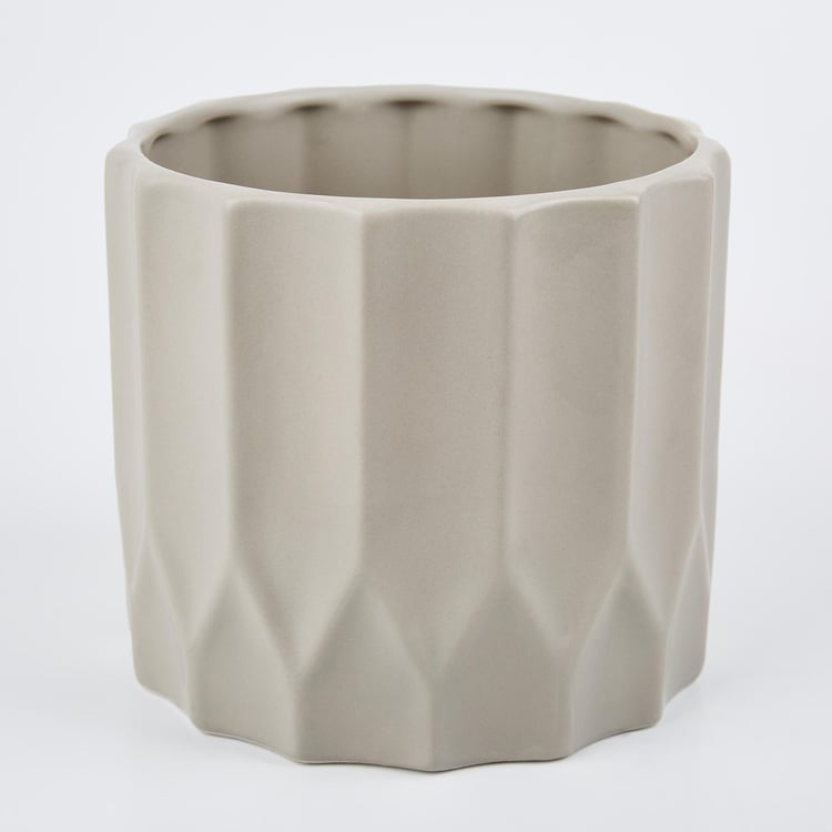 Gloria Argil Ceramic Planter with Metal Stand