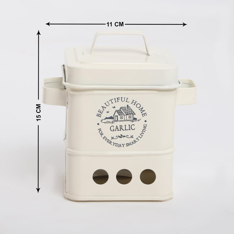 Mendo Iron Garlic Canister