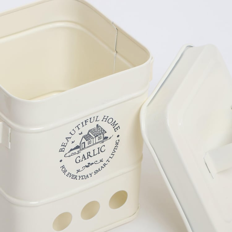 Mendo Iron Garlic Canister