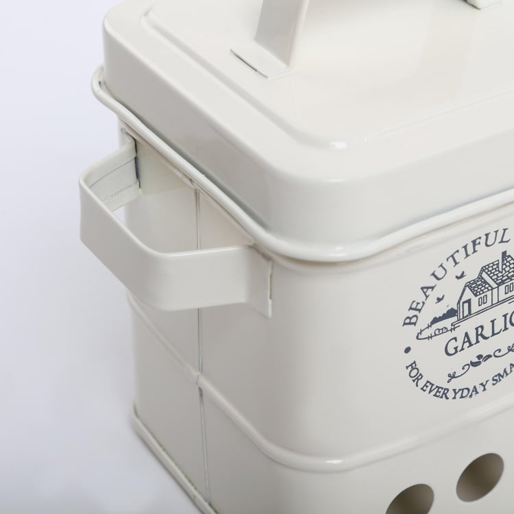 Mendo Iron Garlic Canister