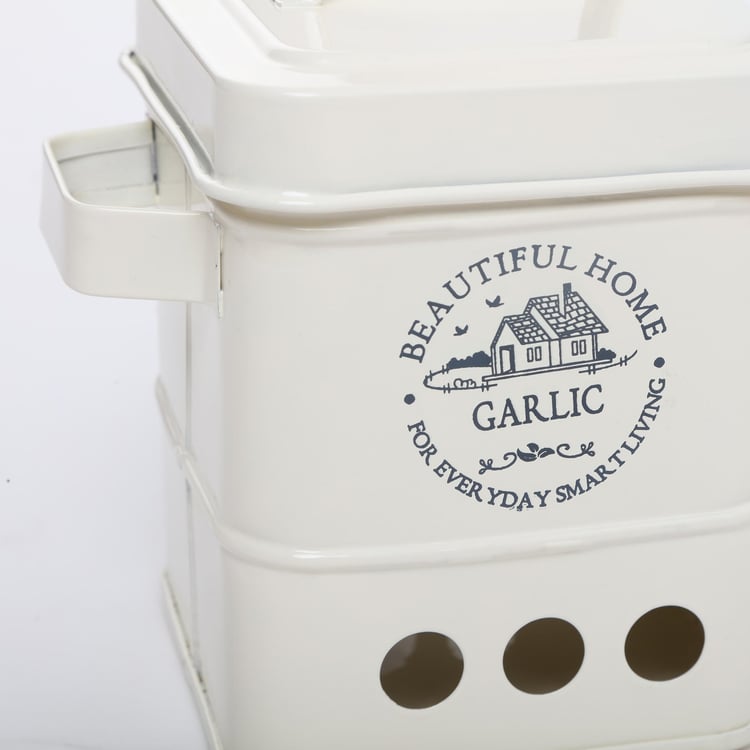 Mendo Iron Garlic Canister