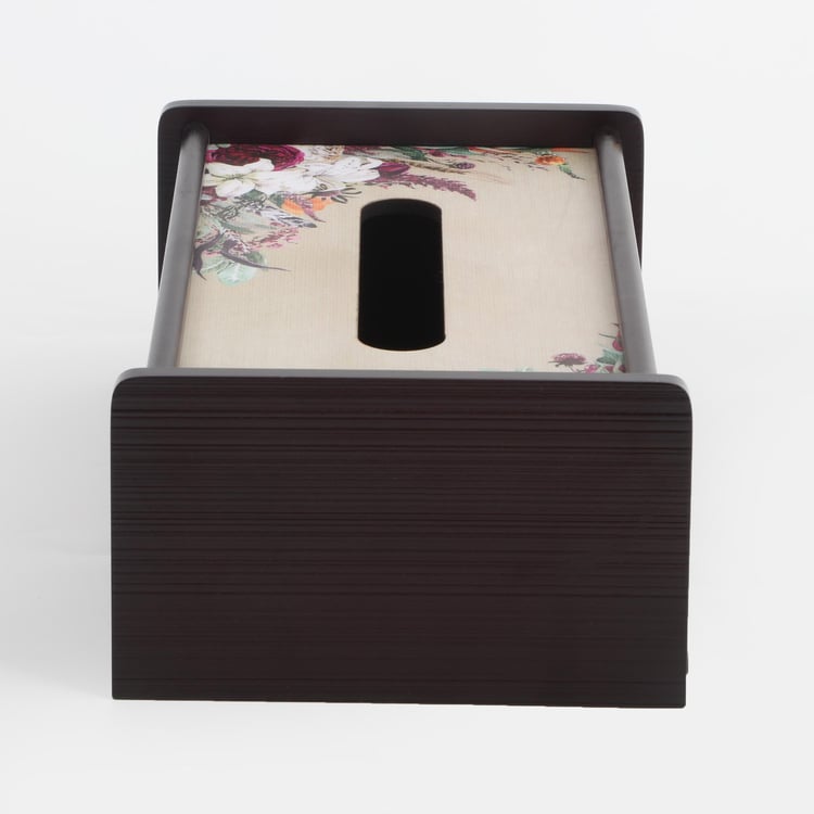 Gracie Florista Wooden Tissue Holder - 23x18x8cm