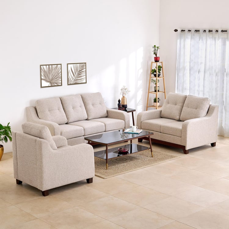 Sylvester NXT Fabric 3+2+1 Seater Sofa Set - Beige