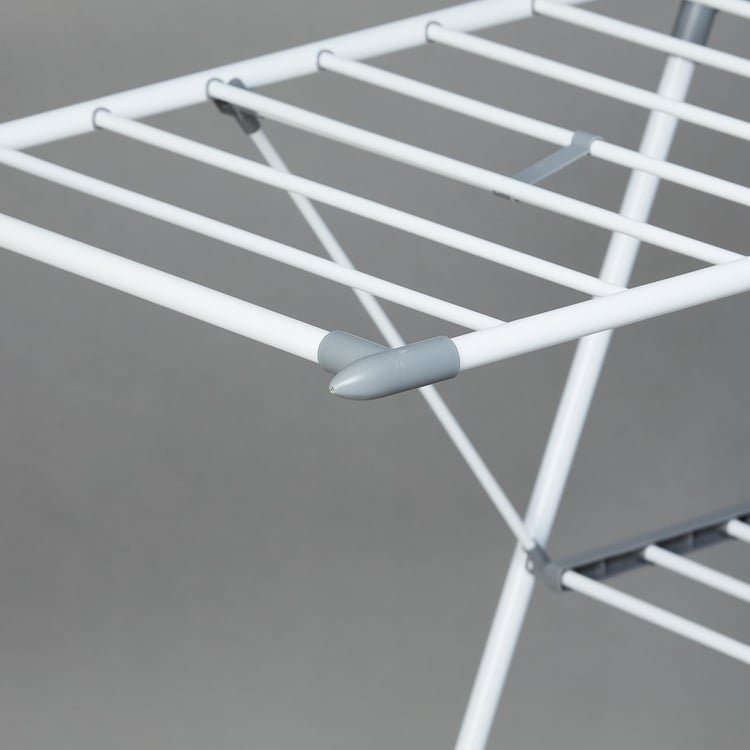 Omnia Stainless Steel 2-Tier Foldable Clothes Drying Rack