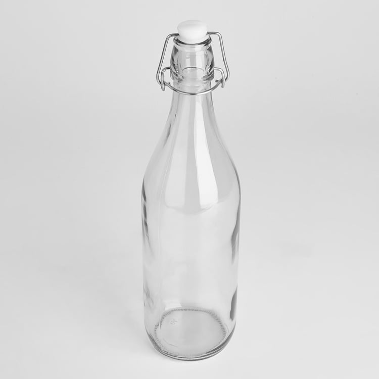 Infinity Ardour Glass Water Bottle with Stopper - 1L