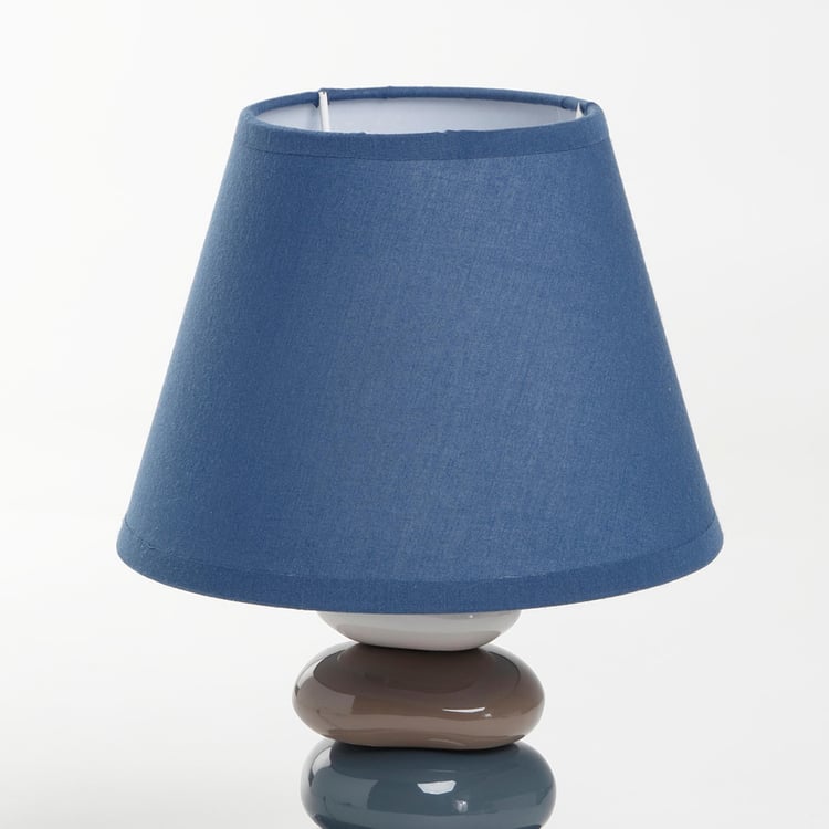 Monolith Marvel Ceramic Pebble Table Lamp