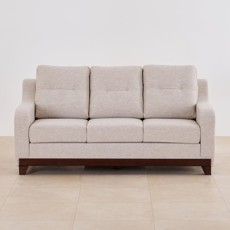 Sylvester Fabric 3+1 Seater Sofa Set - Beige