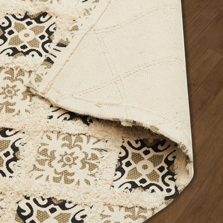 Windsor Cotton Blend Tufted Dhurrie - 90x60cm