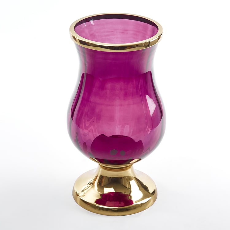 Maya Neale Glass Hurricane Candle Holder