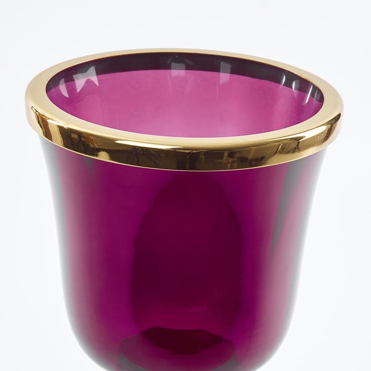 Maya Neale Glass Pedestal T-Light Holder