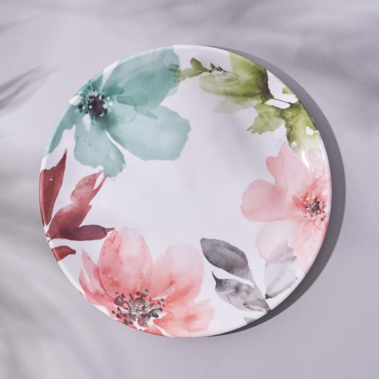 Hello Spring Melamine Printed Dinner Plate - 27.8cm