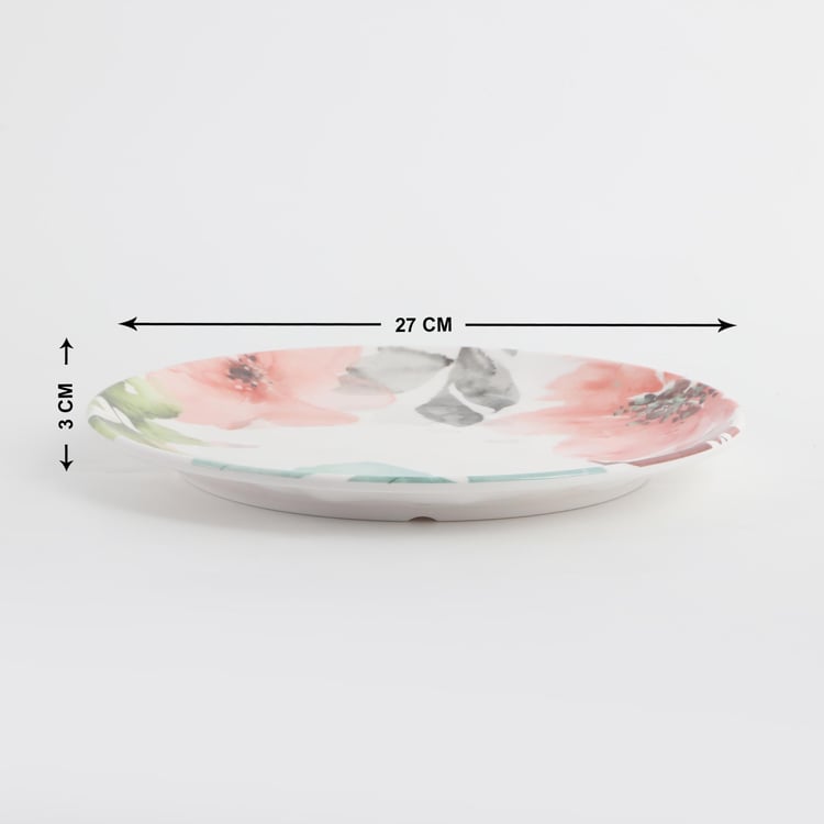 Hello Spring Melamine Printed Dinner Plate - 27.8cm