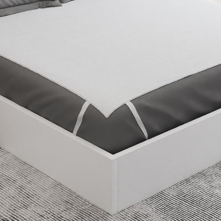 Bombora Knitted Terry Queen Mattress Protector