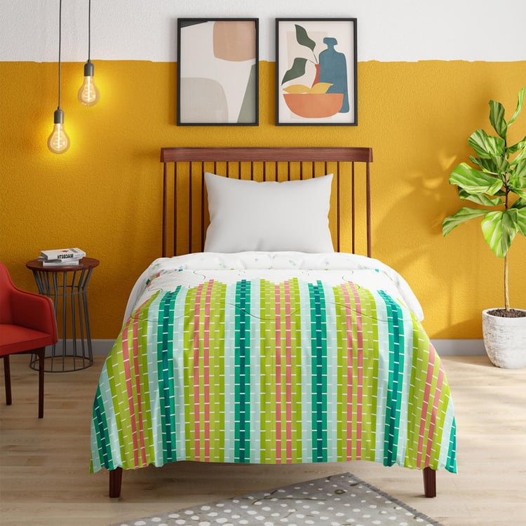 PORTICO Pixelmania Cotton Printed Single Comforter