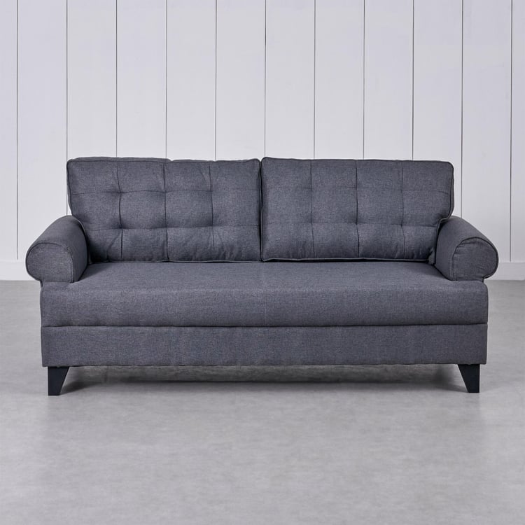 Helios California Fabric 3+2+1 Seater Sofa Set - Grey