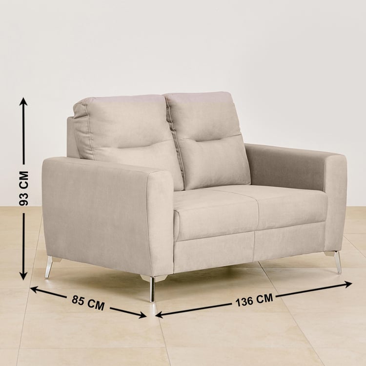 Helios Vive Fabric 3+2 Seater Sofa Set - Beige