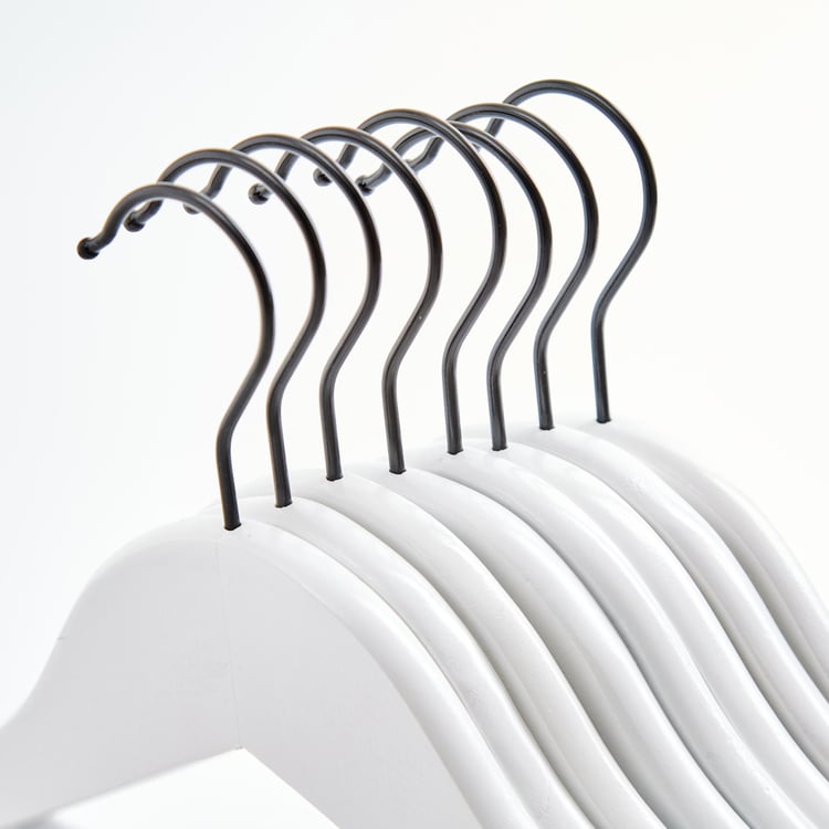 Pacific Winston Set of 8 Wooden Clothes Hangers