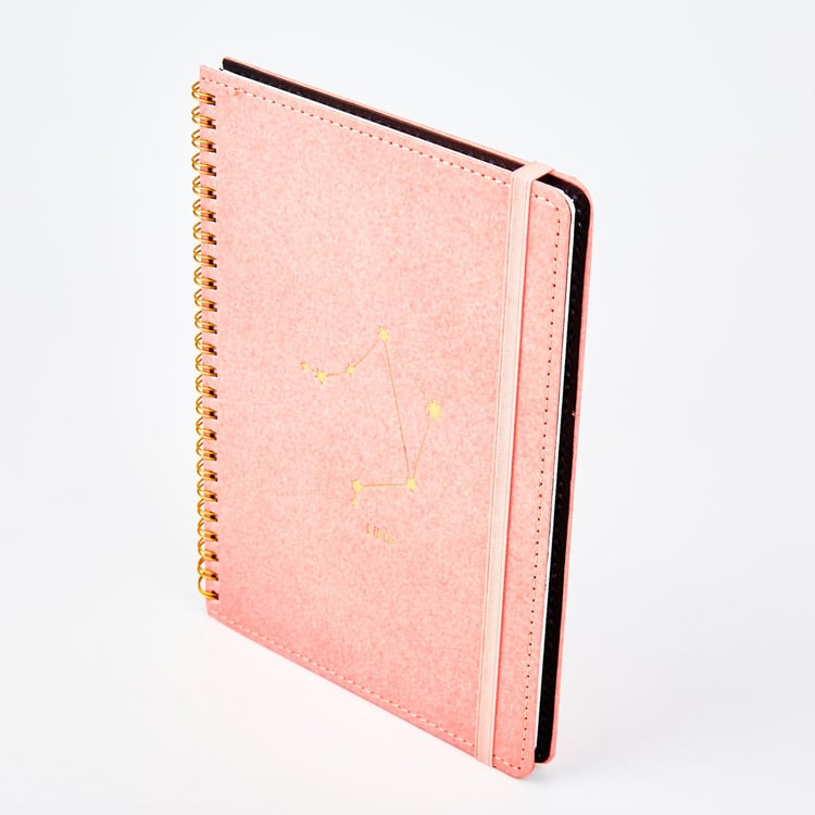 Corsica Zodiac Libra Hard Cover A5 Notebook