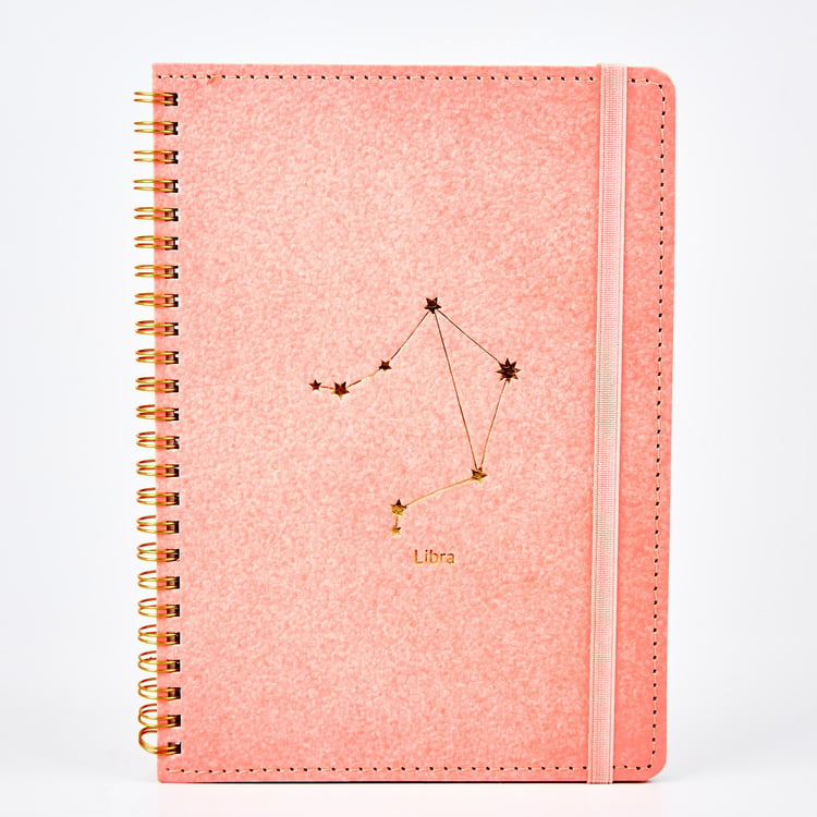 Corsica Zodiac Libra Hard Cover A5 Notebook