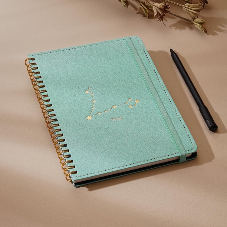 Corsica Zodiac Pisces Hard Cover A5 Notebook