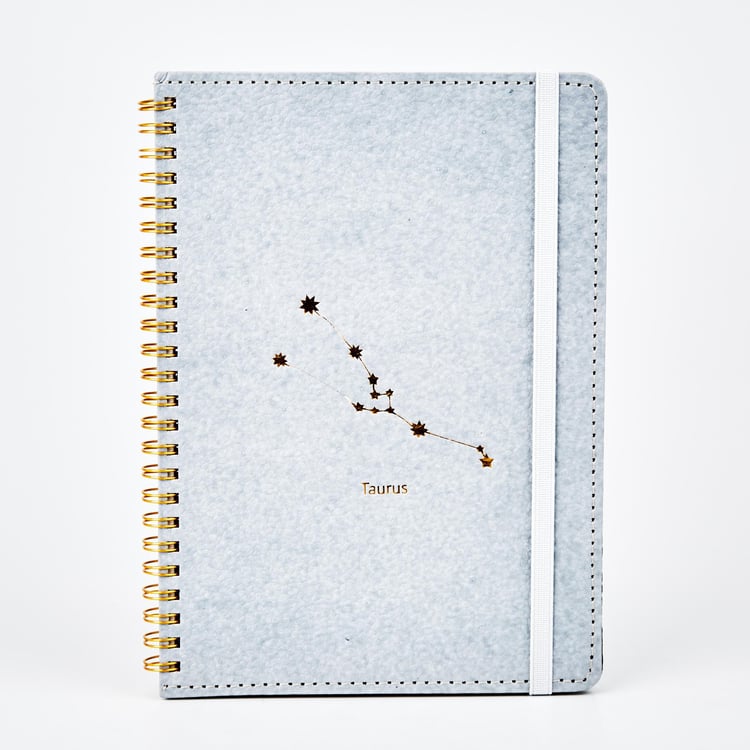 Corsica Zodiac Taurus Hard Cover A5 Notebook