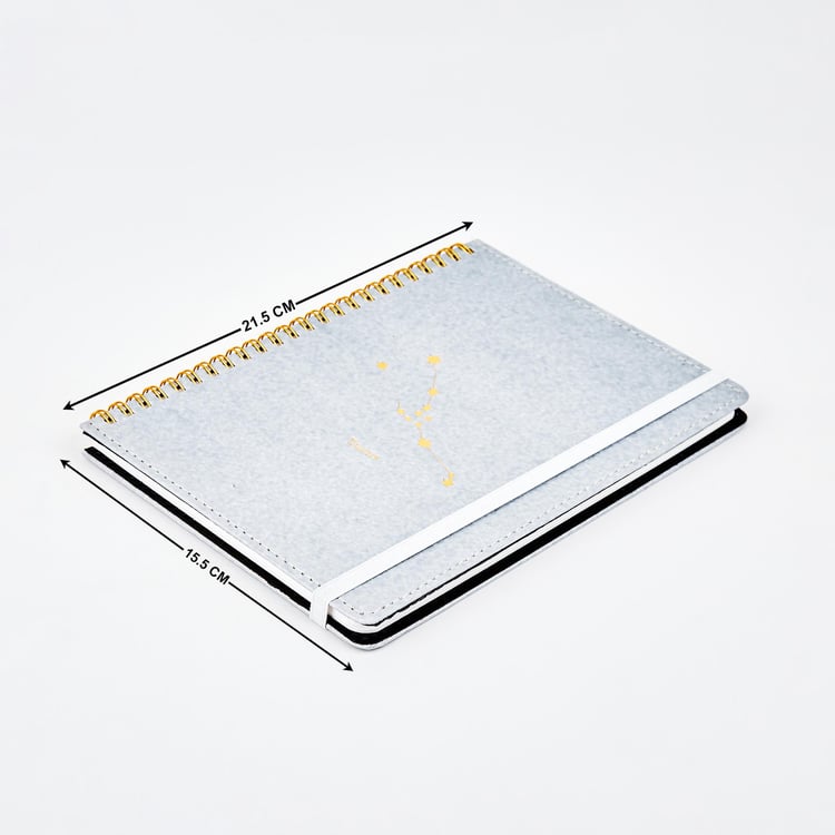 Corsica Zodiac Taurus Hard Cover A5 Notebook