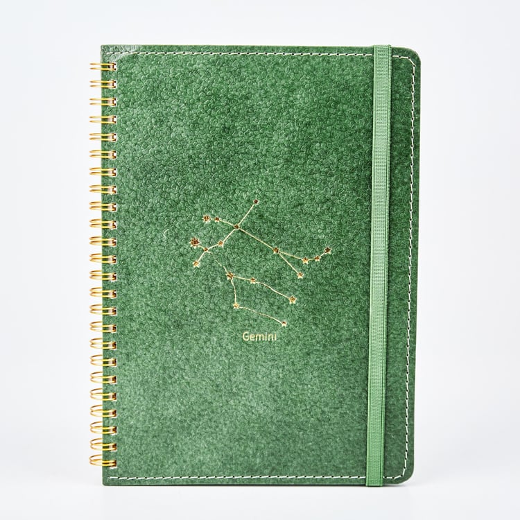 Corsica Zodiac Gemini Hard Cover A5 Notebook