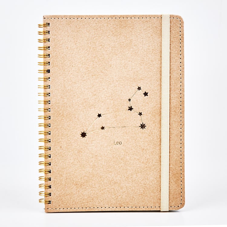 Corsica Zodiac Leo Hard Cover A5 Notebook