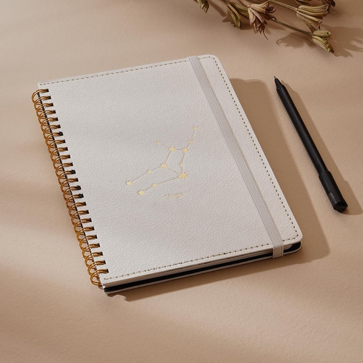 Corsica Zodiac Virgo Hard Cover A5 Notebook