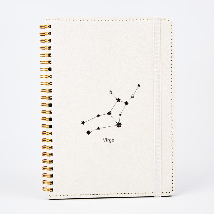 Corsica Zodiac Virgo Hard Cover A5 Notebook