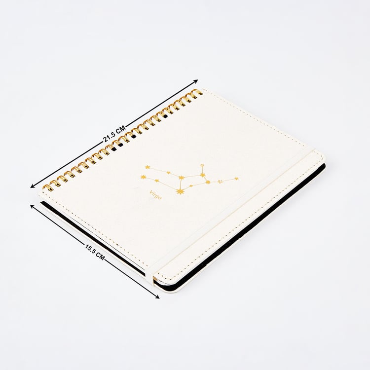 Corsica Zodiac Virgo Hard Cover A5 Notebook