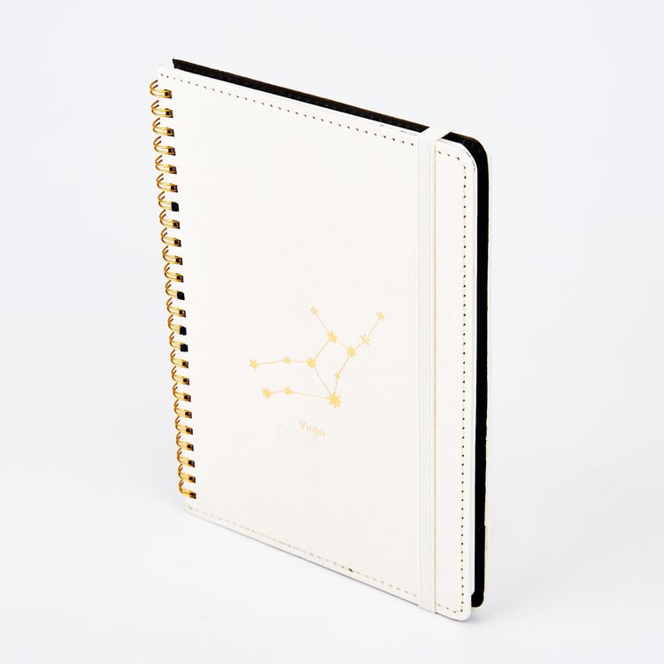 Corsica Zodiac Virgo Hard Cover A5 Notebook