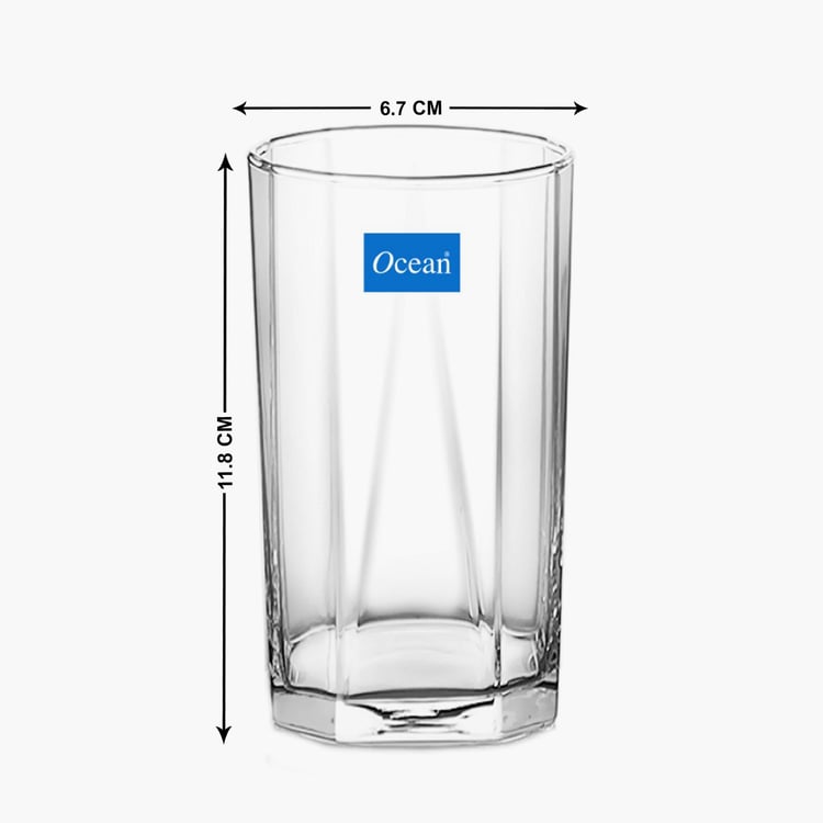 OCEAN Pyramid Set of 6 Water Glasses - 300ml