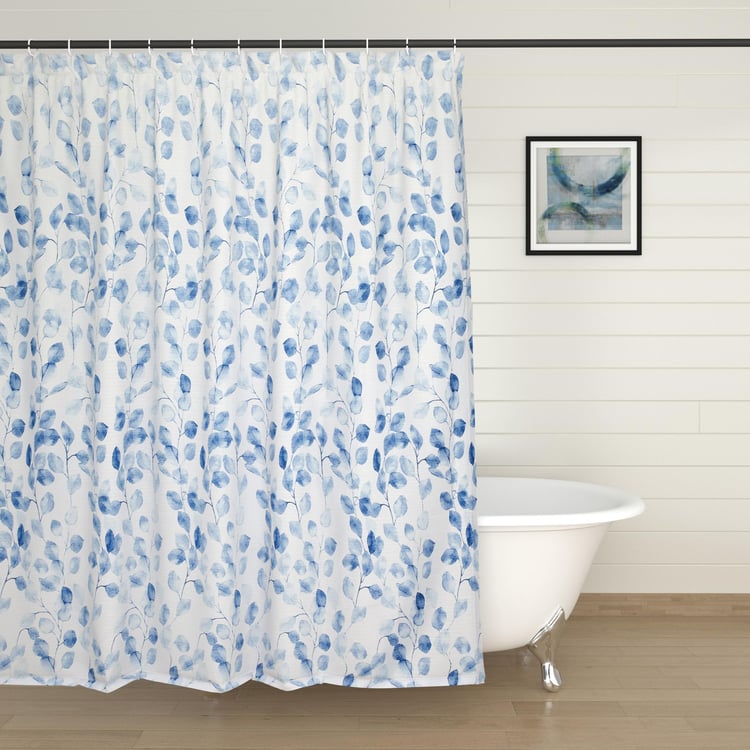 Richmond Cortina Printed Shower Curtain with Rings - 180x180cm