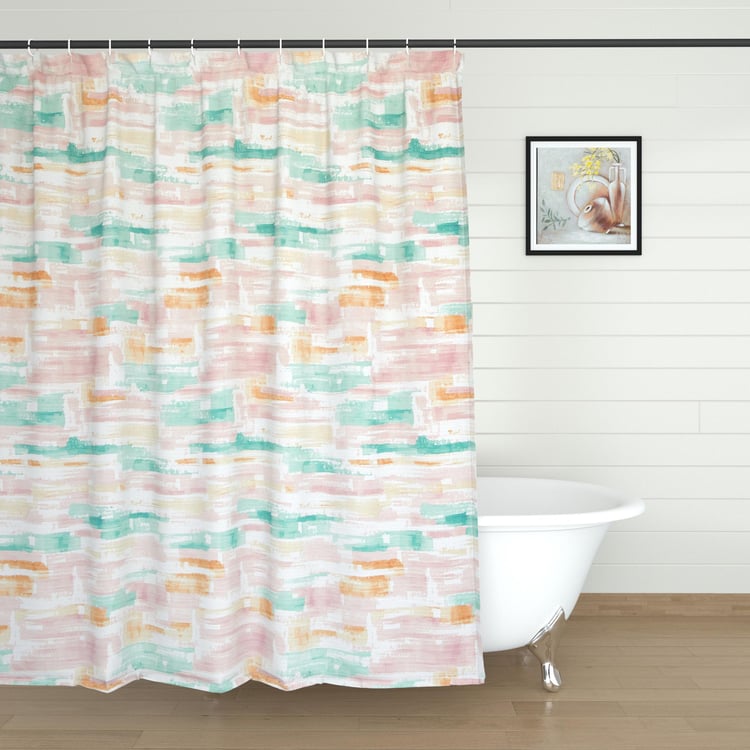 Richmond Cortina Printed Shower Curtain with Rings - 180x180cm