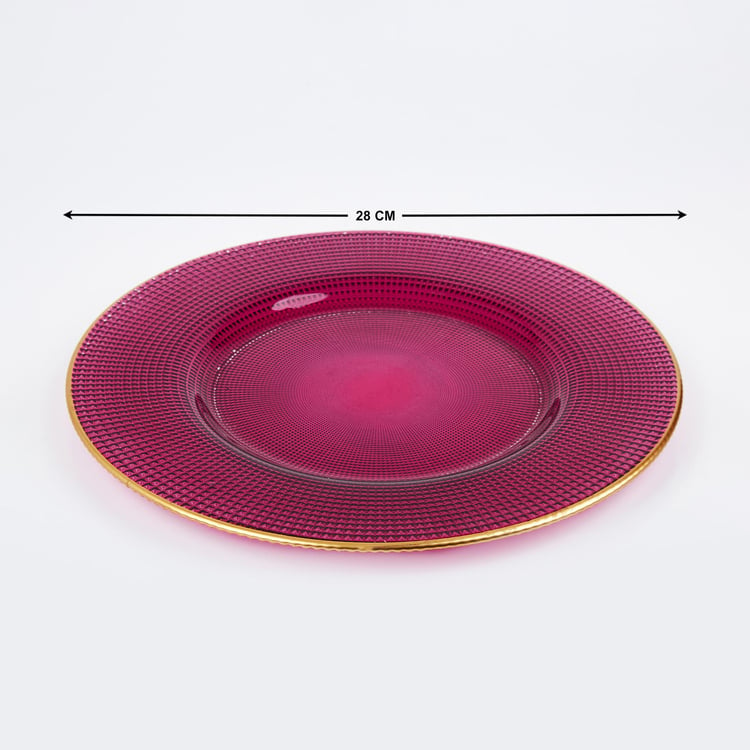 Maya Glass Dinner Plate - 28cm