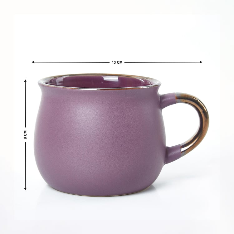 Vibgyor Set of 4 Stoneware Soup Bowls - 340ml