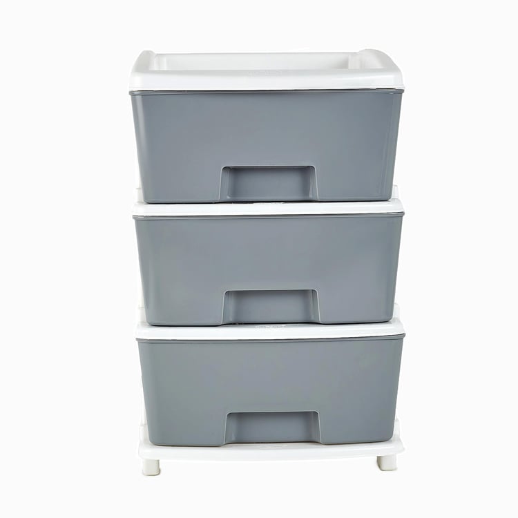 Buy Omnia Oban Polypropylene 3-tier Drawers From Home Centre At Just 