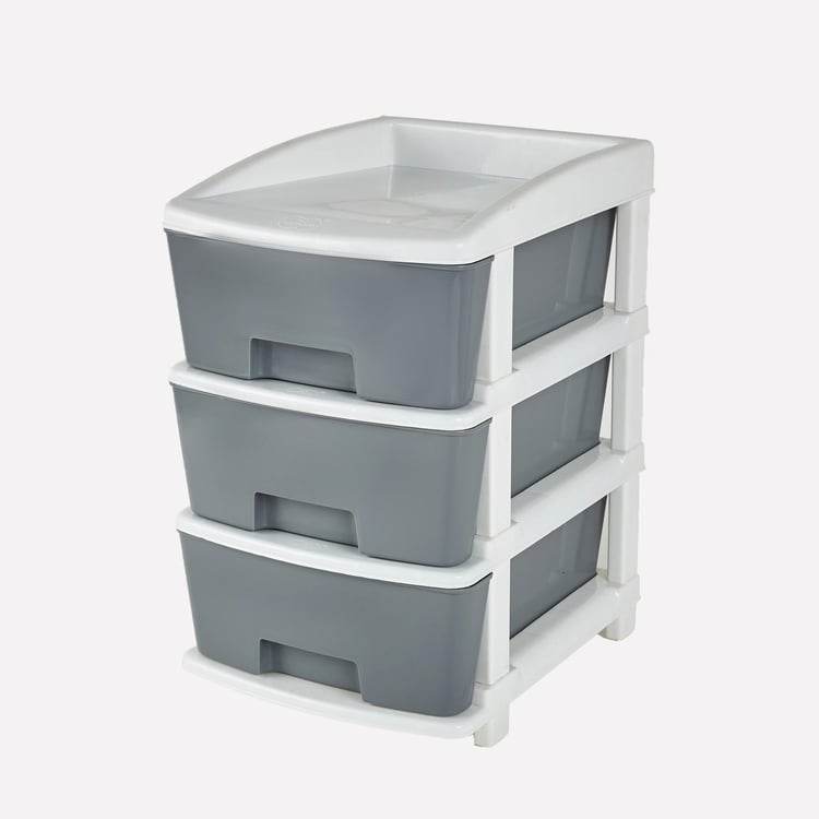 Buy Omnia Oban Polypropylene 3-Tier Drawers from Home Centre at just ...