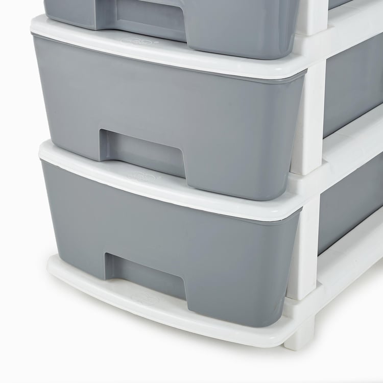 Buy Omnia Oban Polypropylene 3-Tier Drawers from Home Centre at just ...