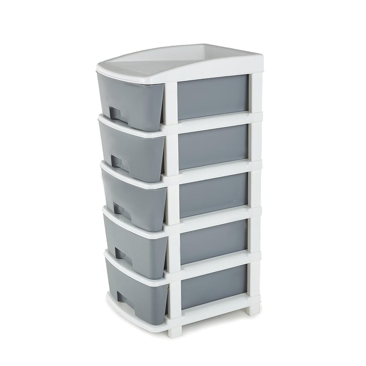 Omnia Oban Polypropylene 5-Tier Drawers
