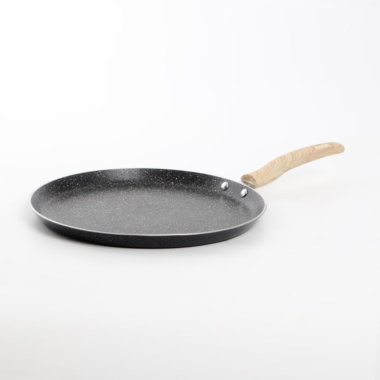 Chef Special Osage Aluminium Non-Stick Dosa Tawa with Wooden Handle - 45cm