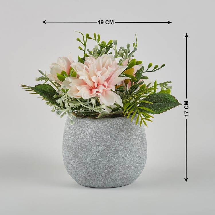 Gloria Artificial Flowers in Paper Pot