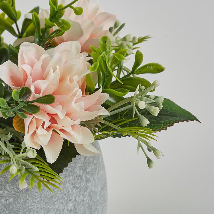 Gloria Artificial Flowers in Paper Pot