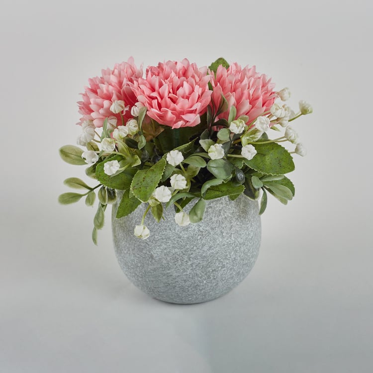 Gloria Artificial Flowers In Paper Pot