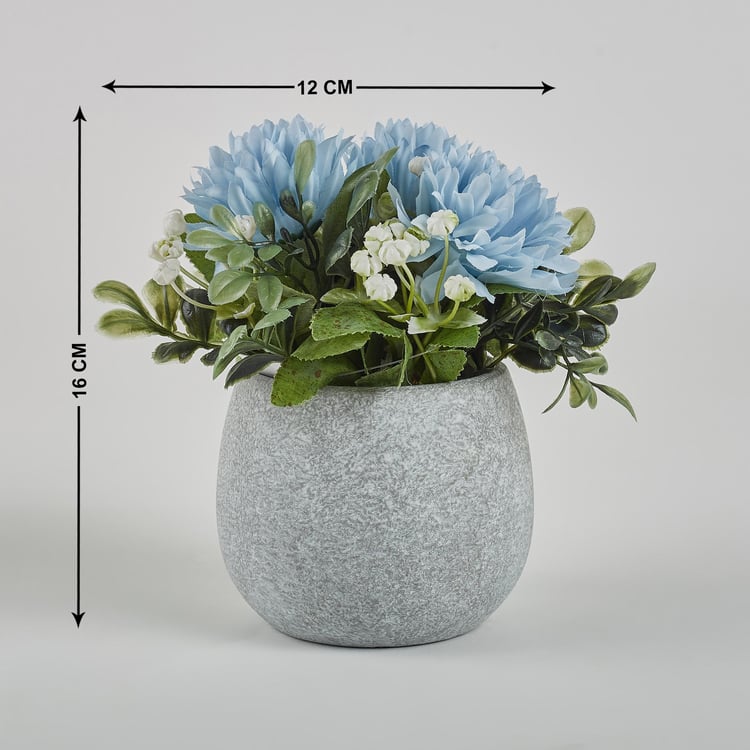 Gloria Artificial Flowers in Paper Pot