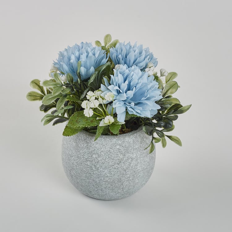 Gloria Artificial Flowers in Paper Pot