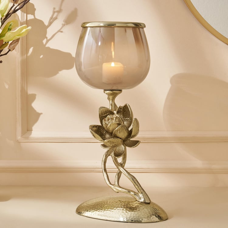 Eternity Vivere Glass Pedestal Votive Holder