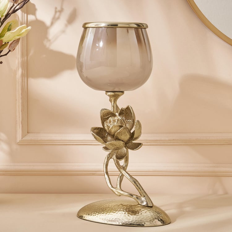 Eternity Vivere Glass Pedestal Votive Holder