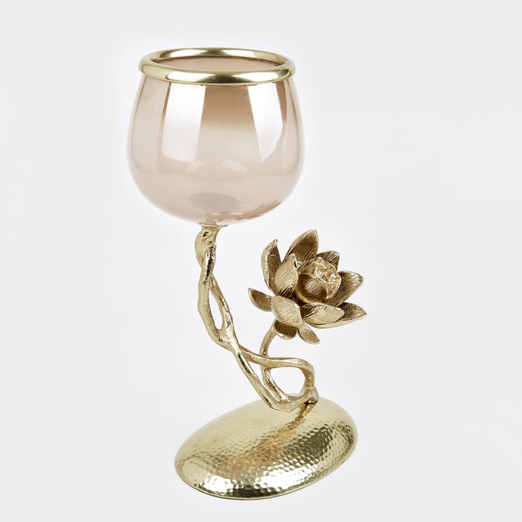 Eternity Vivere Glass Pedestal Votive Holder